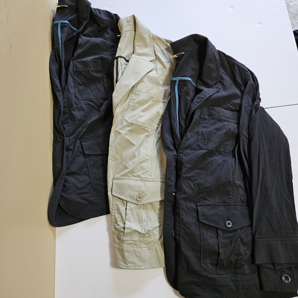 Eddie Bauer Women's 20 Tan Black Utility Safari Jackets Set of 3